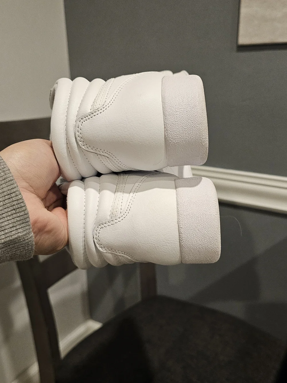 Reebok Womens Classic White High-Top Sneakers Freestyle - Picture 3 of 6
